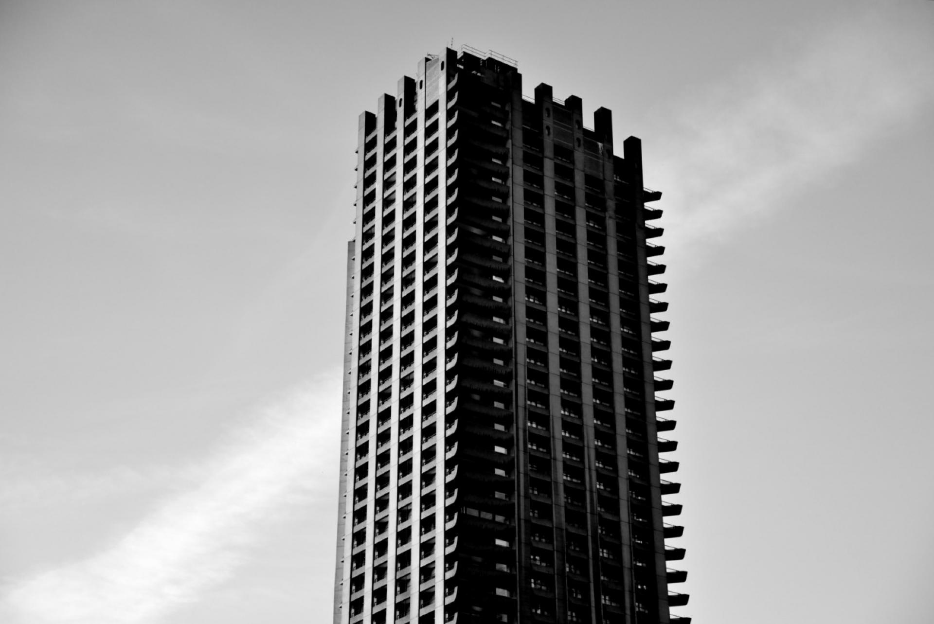 Barbican designed by Chamberlin, Powell & Bon (1963).