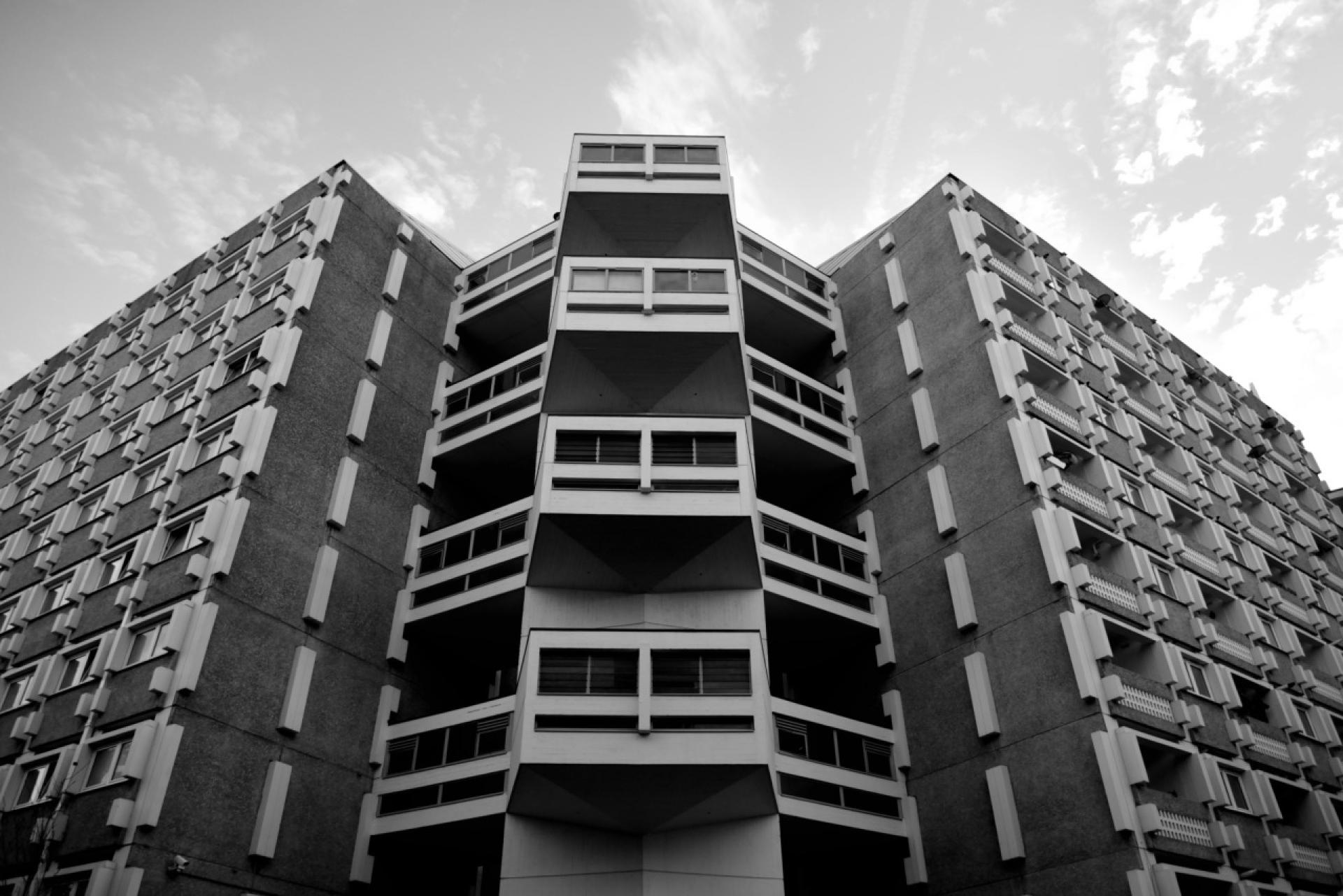 Weston Rise Estate by Howell, Killick (1967).