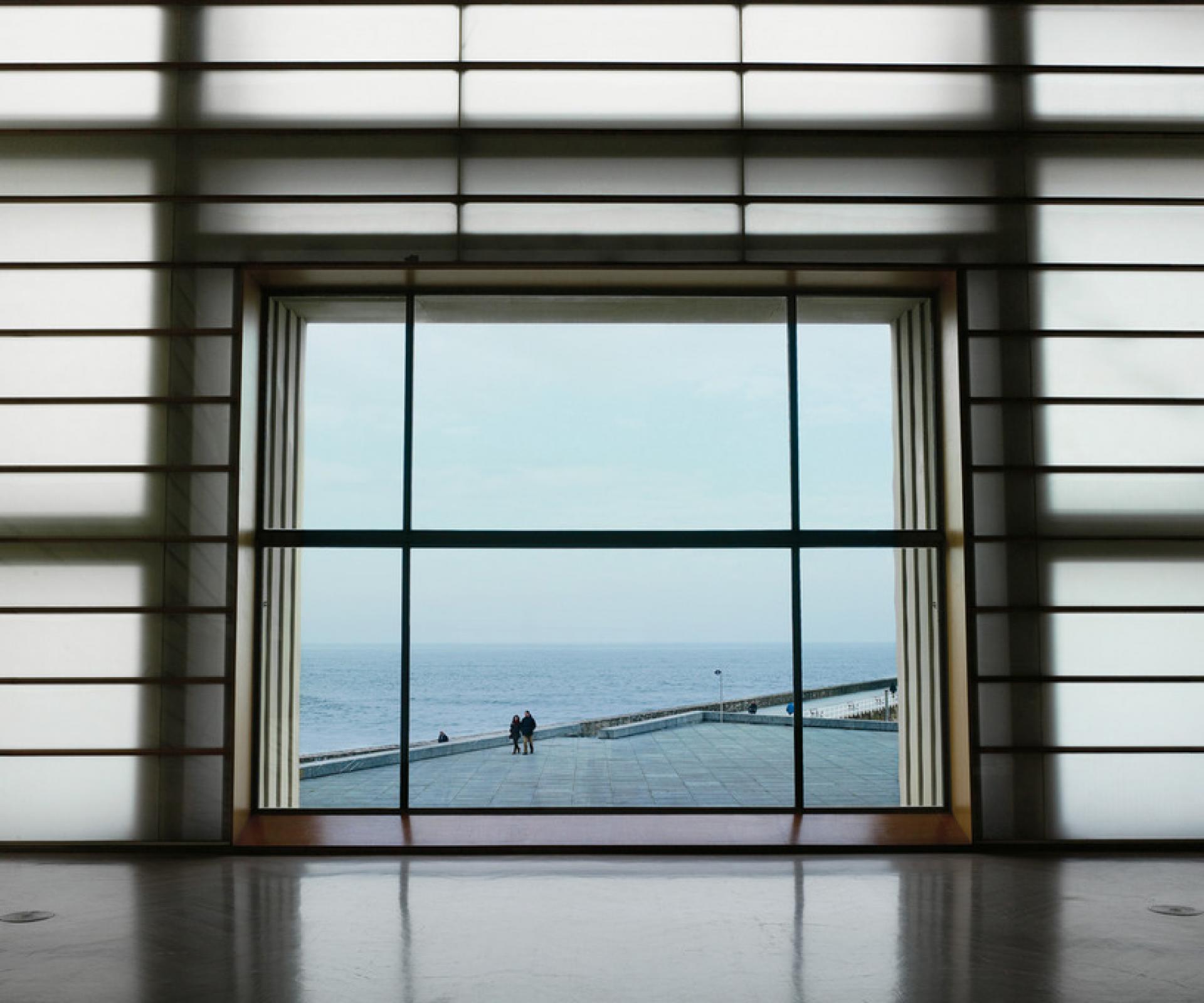 View from Moneo’s San Sebastian Palacio Kursaal. | Photo © Fabrice Fouillet